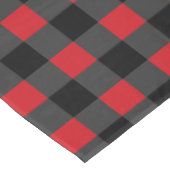 Noir Rouge Buffalo Plaid Check Nappe (Angle)