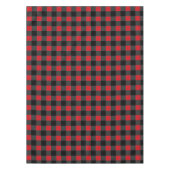 Noir Rouge Buffalo Plaid Check Nappe (Devant)