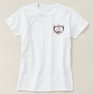 noir rouge Chic Business promotionnel Tshirt