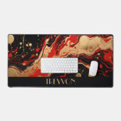 Noir, rouge et or pour encre personnalisée (Clavier et souris)