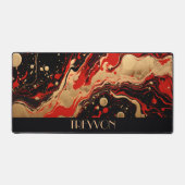 Noir, rouge et or pour encre personnalisée (Recto)