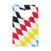 Noir rouge jaune Bavaria Motif Drapeau Diamant (Devant)