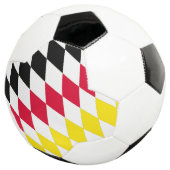 Noir rouge jaune Bavaria Motif Drapeau Diamant (3/4)