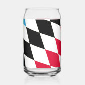 Noir rouge jaune Bavaria Motif Drapeau Diamant (Recto)