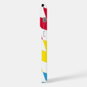 Noir rouge jaune Bavaria Motif Drapeau Diamant (Côté gauche)