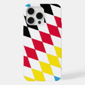 Noir rouge jaune Bavaria Motif Drapeau Diamant (Verso)