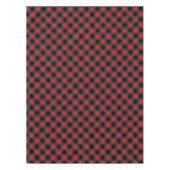 Noir Rouge Plaid Nappe Chèque (Devant)
