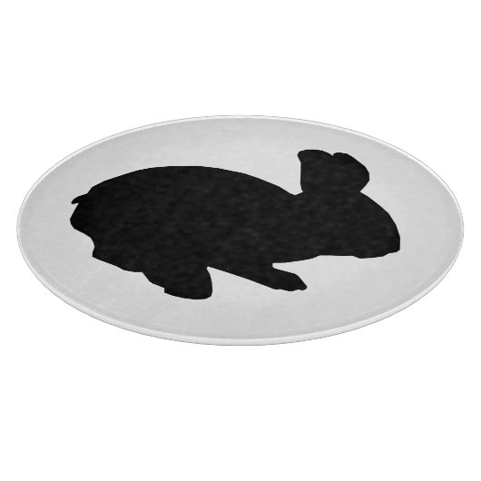 Noir Silhouette Pâques Planche à découper (Coin)