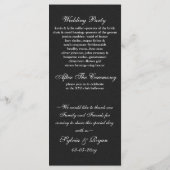 noir Silver Snowflakes durée des programmes de mar (Dos)