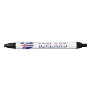 Noir Souvenir de stylo de l'Islande