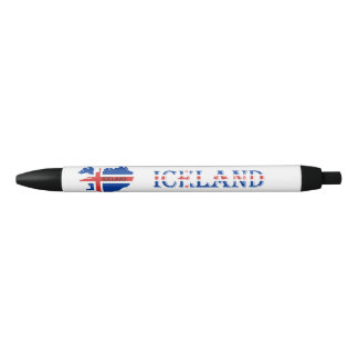 Noir Souvenir de stylo de l'Islande
