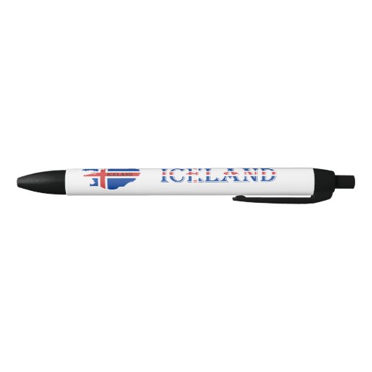Noir Souvenir de stylo de l'Islande (Bas)