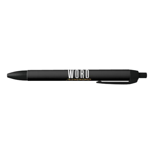 Noir stylo (Bas)