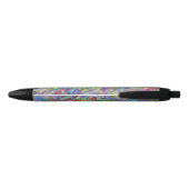 Noir Stylo à balayage aléatoire (Dos)