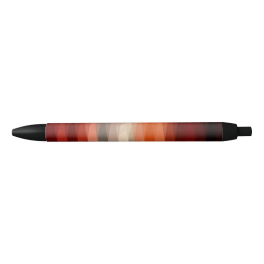 Noir Stylo à bandes orange (Devant)