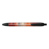 Noir Stylo à bandes orange (Dos)