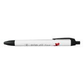 Noir Stylo à bille avec Stilettos ! (Haut)