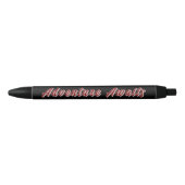 Noir Stylo à bille d'Adventure (Devant)