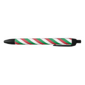 Noir Stylo à bille de drapeau Italie (Bas)