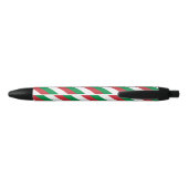 Noir Stylo à bille de drapeau Italie (Dos)