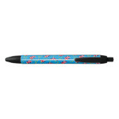 Noir Stylo à bille de Tuvalu (Dos)