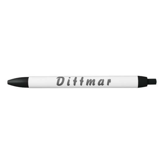 Noir Stylo à bille Dittmar (Devant)