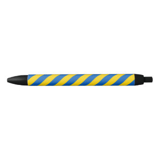 Noir Stylo à bille drapeau d'Ukraine