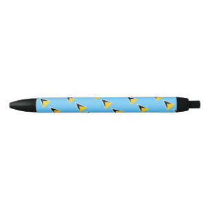 Noir Stylo à bille Drapeau Sainte-Lucie