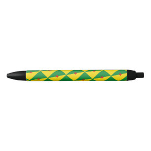 Noir Stylo à bille du drapeau de la Guyane