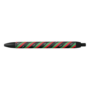 Noir Stylo à bille du drapeau de la Libye