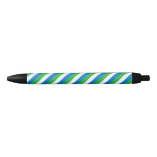 Noir Stylo à bille du drapeau de la Sierra Leone