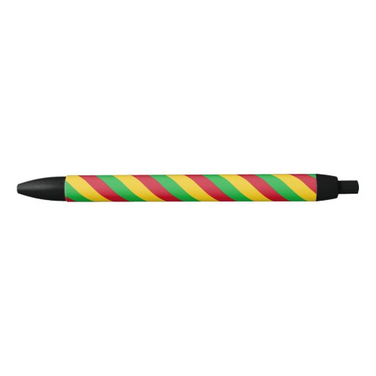 Noir Stylo à bille du drapeau du Mali (Devant)