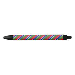 Noir Stylo à bille du drapeau gambien