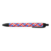 Noir Stylo à bille du drapeau portoricain (Bas)
