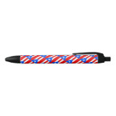 Noir Stylo à bille du drapeau portoricain (Haut)