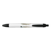 Noir Stylo à bille Elegance Peacock (Dos)