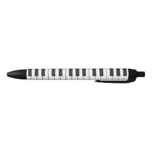 Noir Stylo à bille. Piano