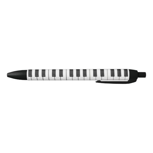 Noir Stylo à bille. Piano (Bas)