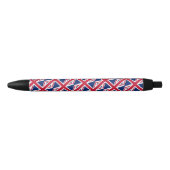 Noir Stylo à bille Union Jack (Devant)