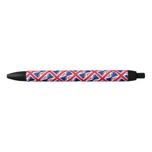Noir Stylo à bille Union Jack