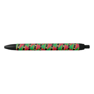 Noir Stylo à billes de Saint-Kitts-et-Nevis