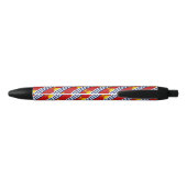 Noir Stylo à billes du drapeau Kiribati (Dos)