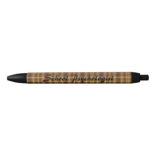 Noir Stylo à café de psychologue scolaire