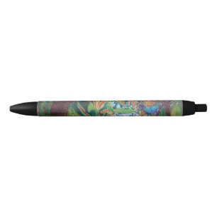 Noir Stylo à colibris