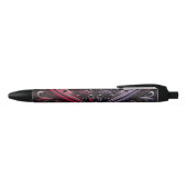 Noir Stylo à design de rose gothique (Haut)