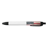 Noir Stylo à drapeau américain (Bas)