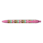 Noir Stylo à écrire mignon cône de glace (Dos)