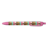 Noir Stylo à écrire mignon cône de glace (Bas)