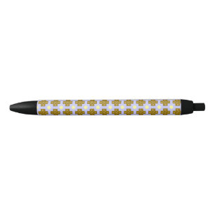Noir Stylo à encre croix et jaune