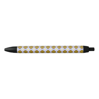 Noir Stylo à encre croix et jaune